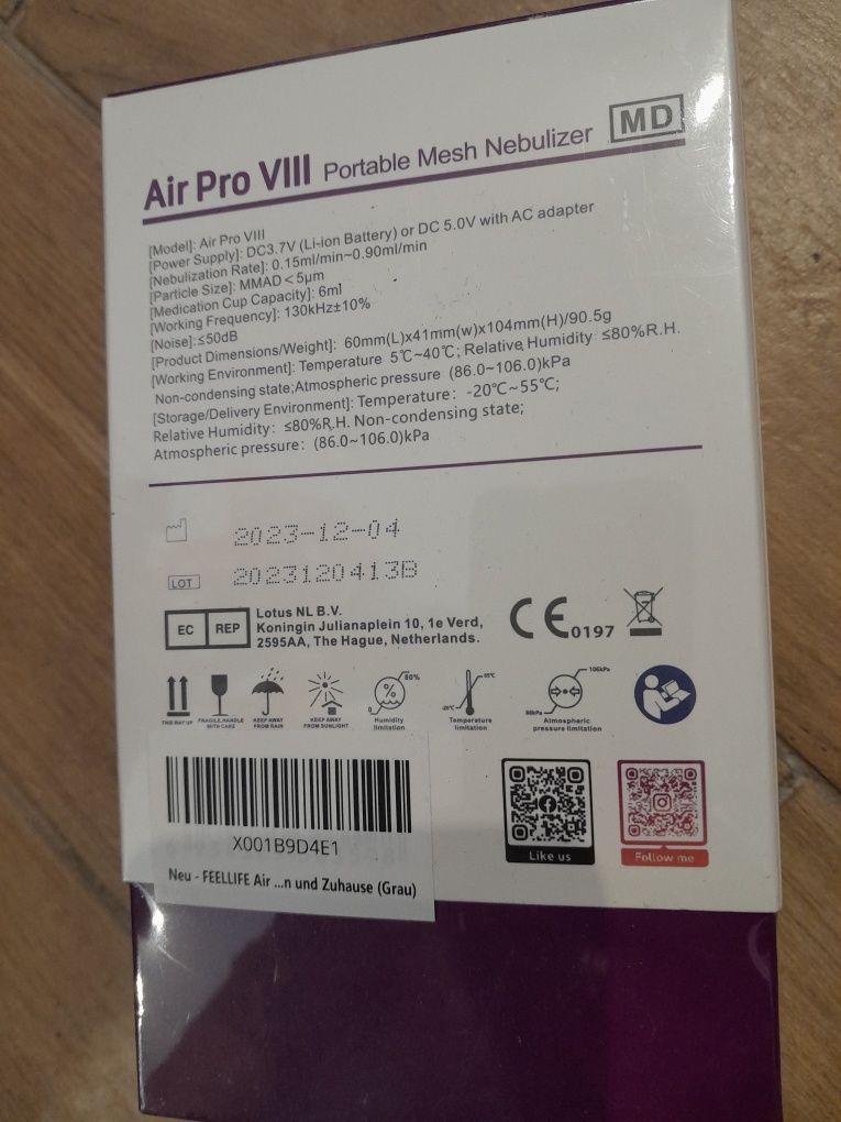 Przenośny Nebulizator  Nowy