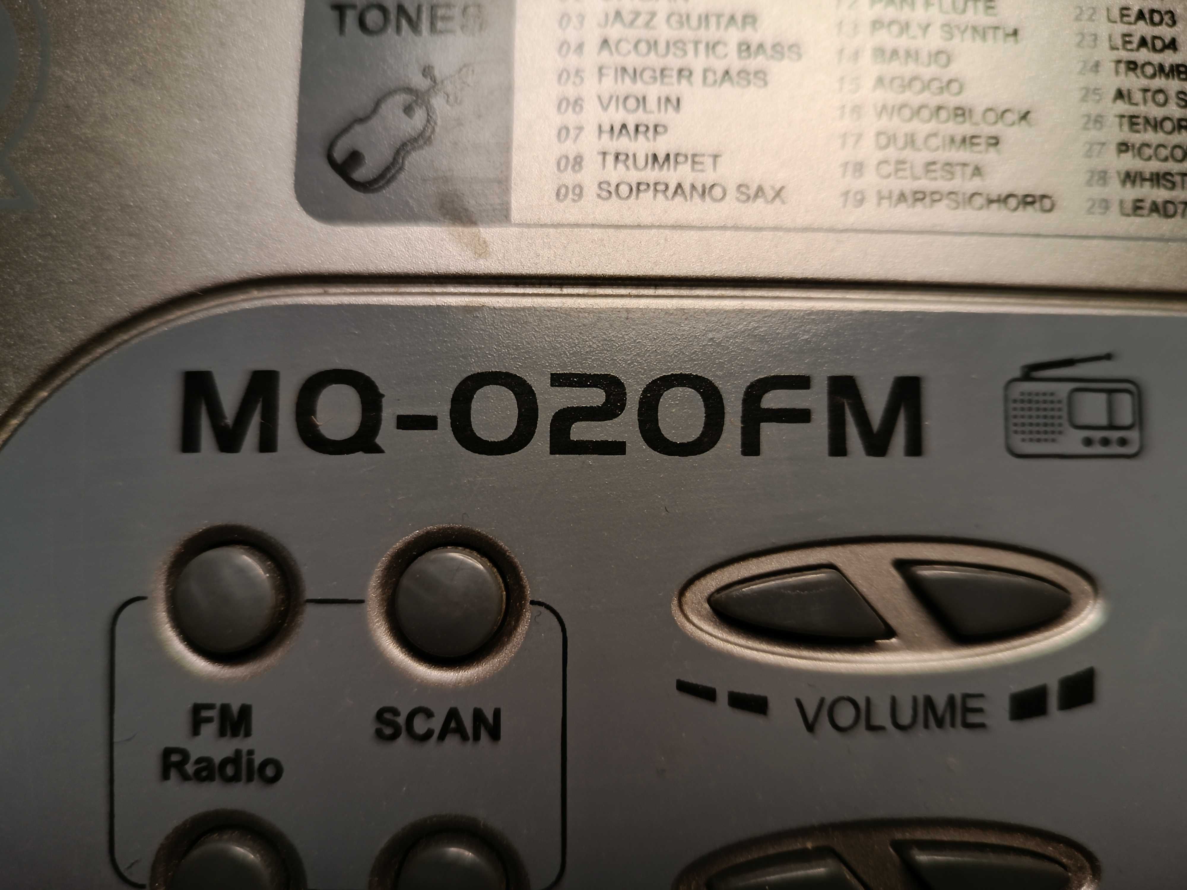 Детский синтезатор-пианино с FM радио (MQ 020 FM USB)