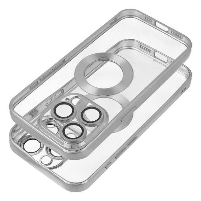 Futerał GLAM do IPHONE 17 Pro Max srebrny