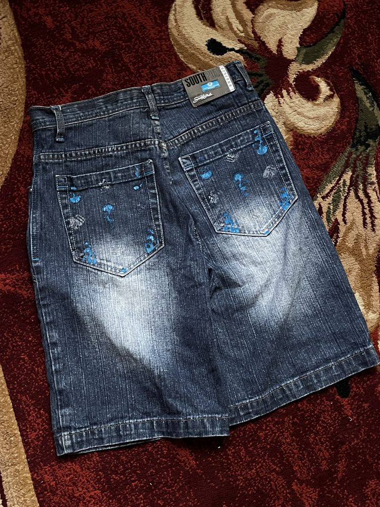 SOUTHPOLE rap shorts crossbone