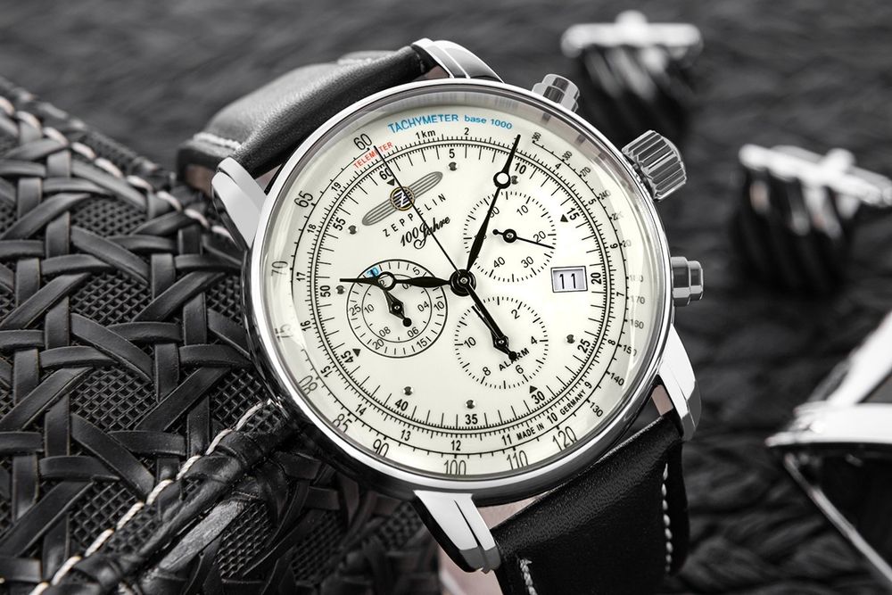 zegarek męski zeppelin 100 yahre 8680-3 + box