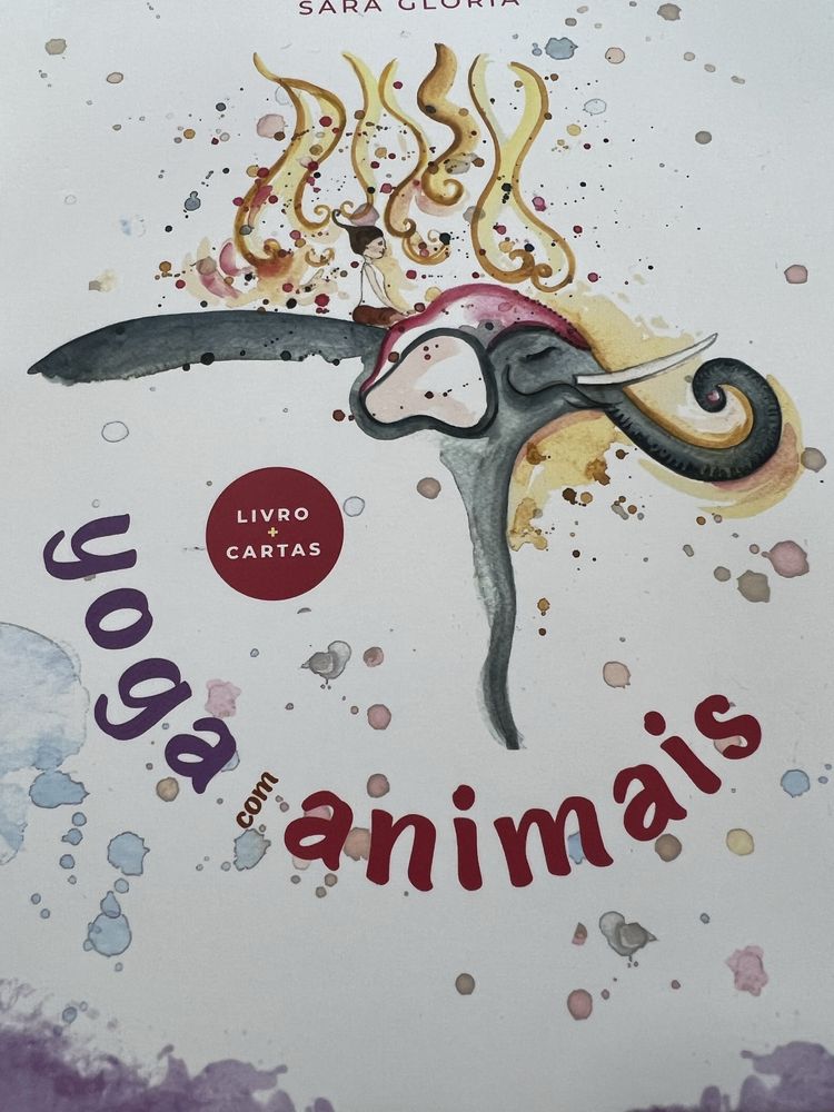 Livro Yoga com Animais + Cartas - NOVO