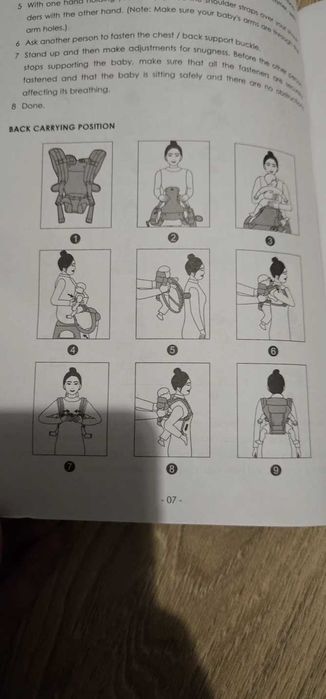 Nosidełko dla niemowląt