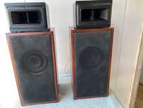 Colunas Full Range GEC Modelo 1600 + Tweeters e cabos com terminais