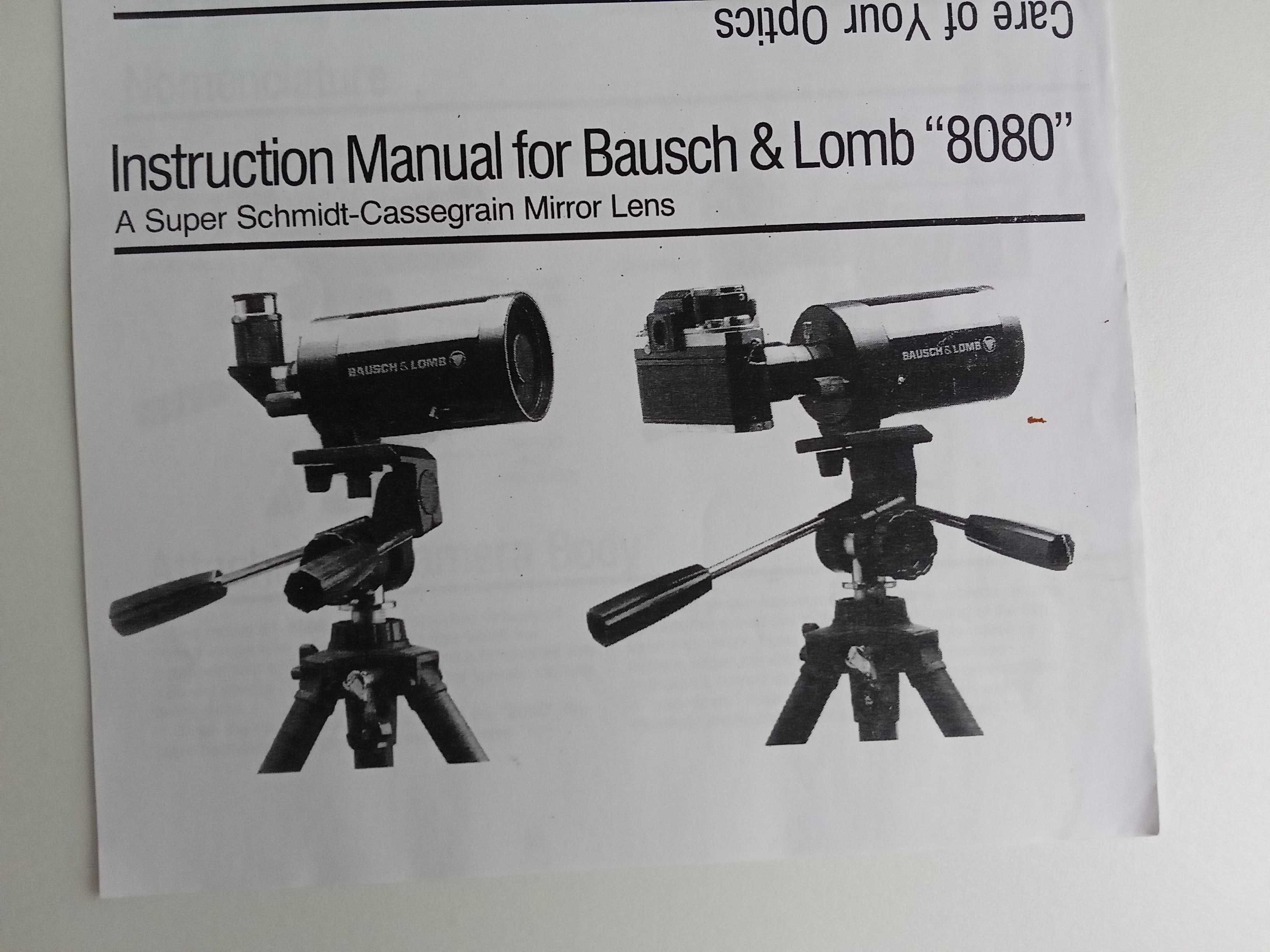Teleobjectiva/Telescópio Bausch & Lomb 800 mm + 2 lentes  - Nova !