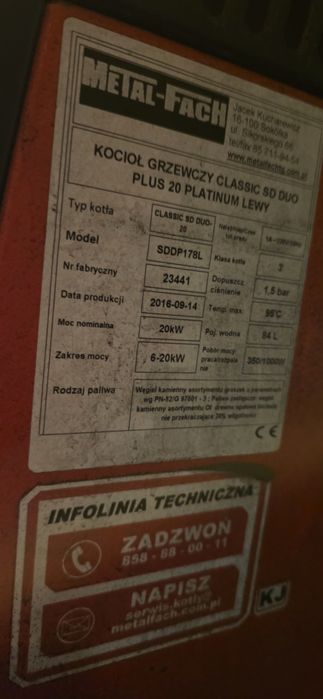 Sprzedam części do pieca na ekogroszek