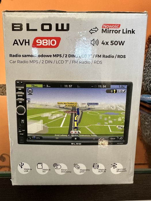 Auto radio Blow  - AVH-9810+BVS-544