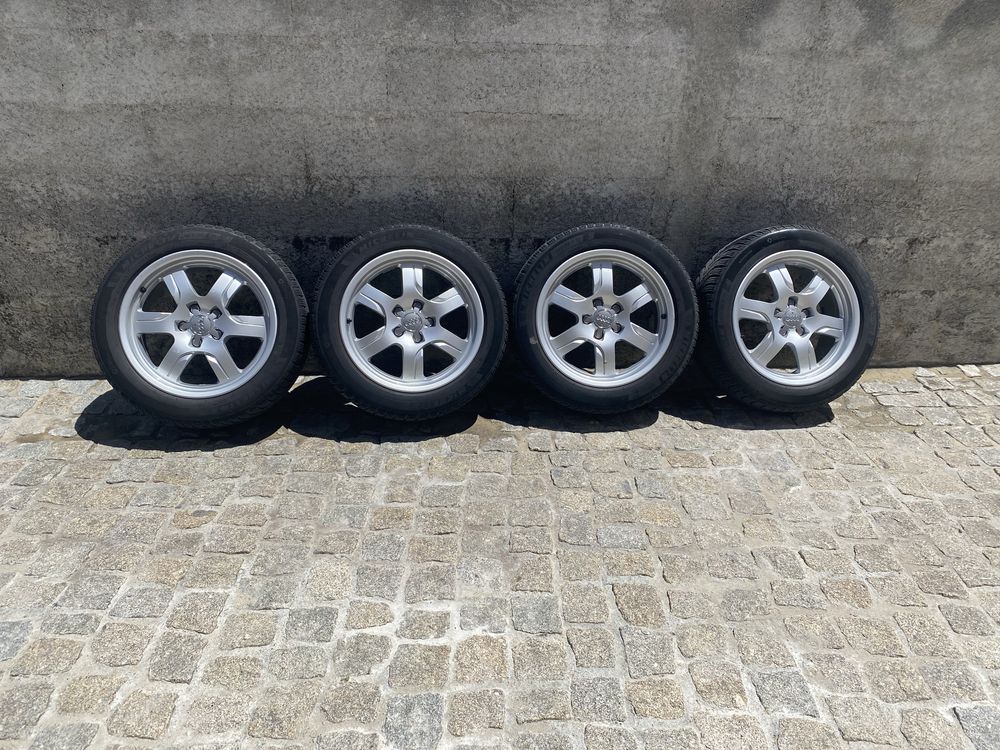 Jantes AUDI de origem com pneus usados
