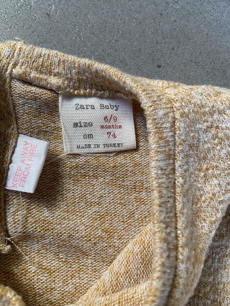 ZARA 74 cm sweter sweterk oversize