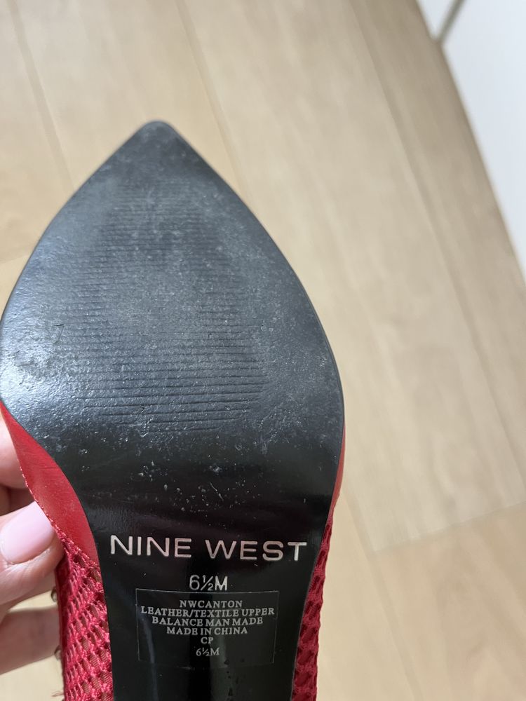 Buty szpilki czerwone rozm 37