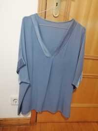 Blusa Azul Oversize (Nova)