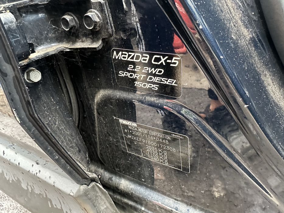 Mazda Cx-5 silnik 2.2d 2014r Anglik z kluczykami