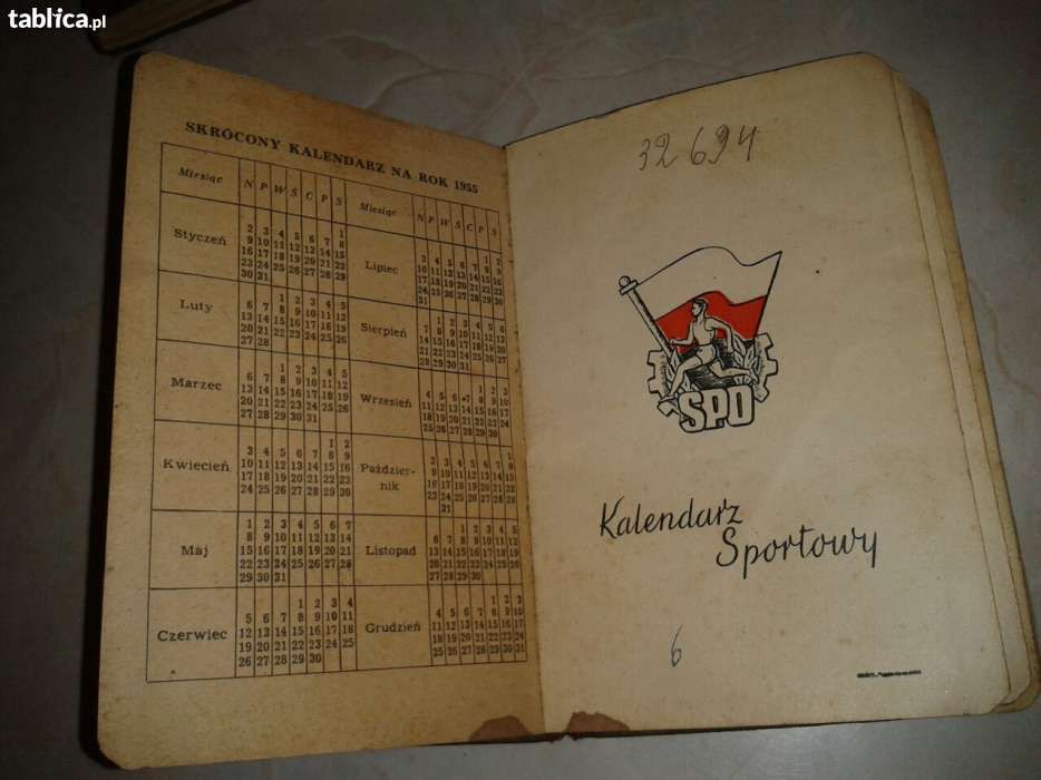 Kalendarz Sportowy na rok 1955
