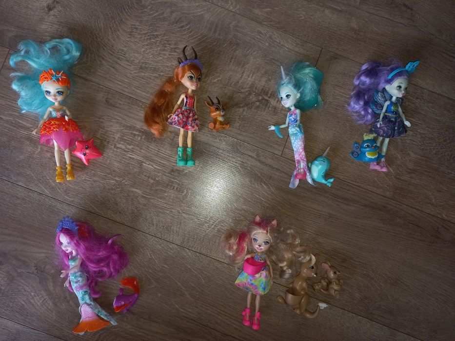 Lalki Enchantimals z zwierzątkami