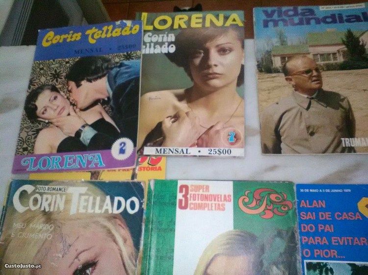 Conjunto de Revistas Antigas Fotonovelas/Outras