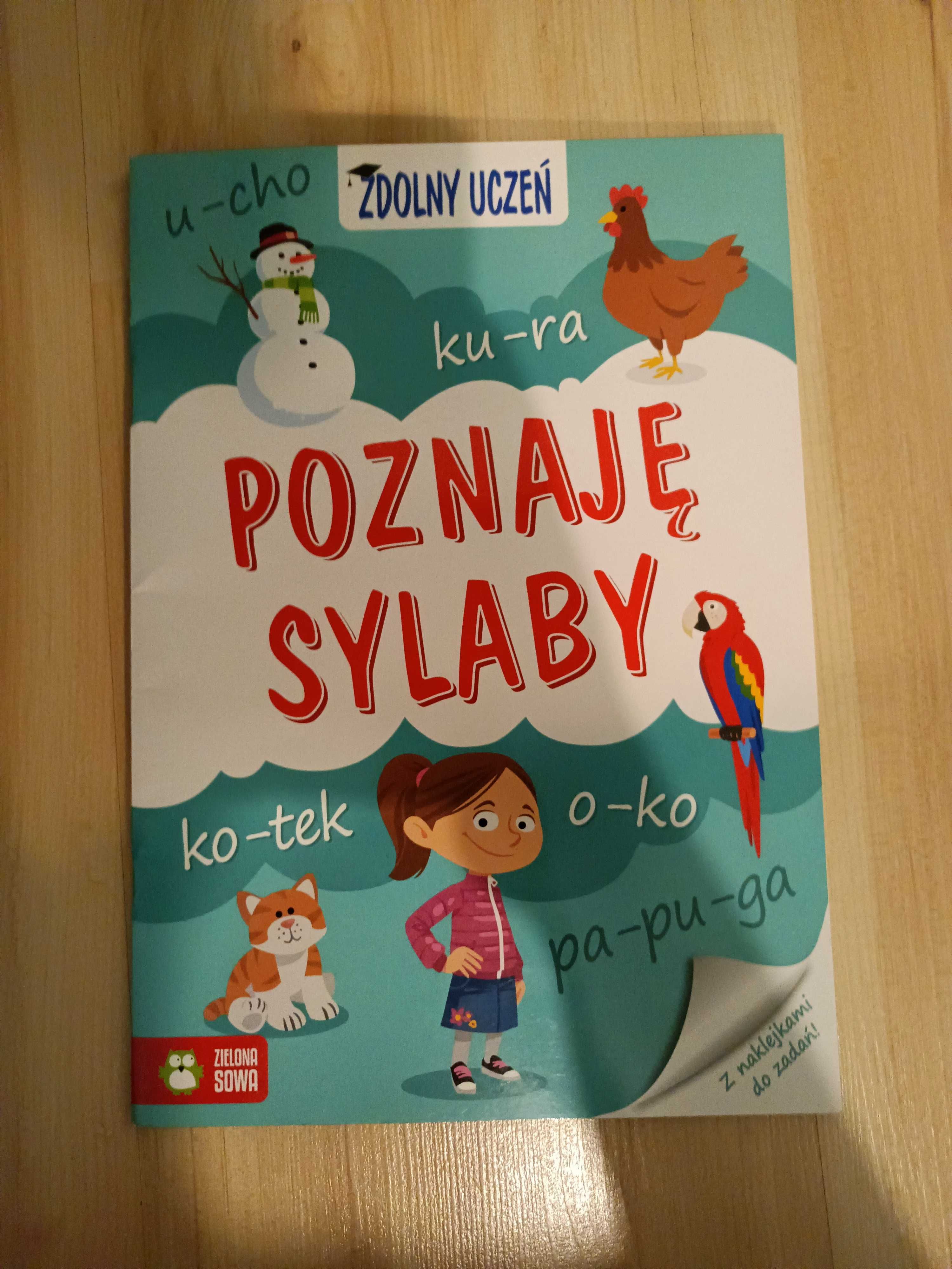 Nowe Zdolny Uczeń. Poznaję sylaby nauka pisania czytania