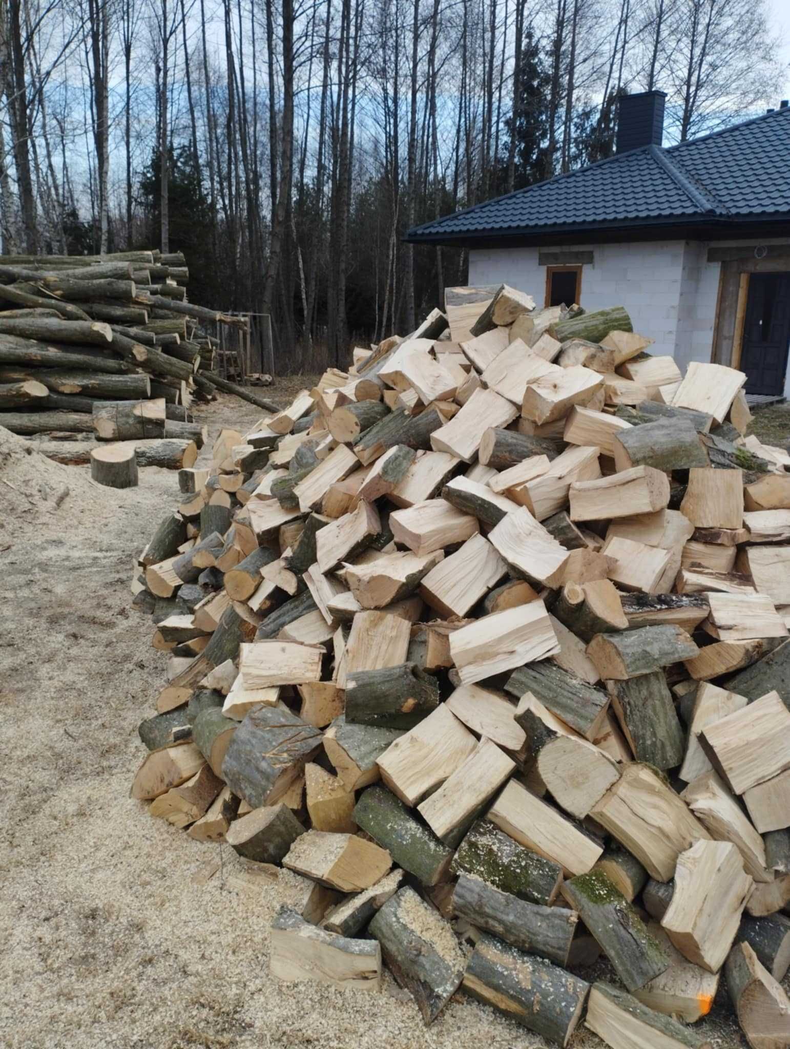 Drewno kominkowe opałowe łupane