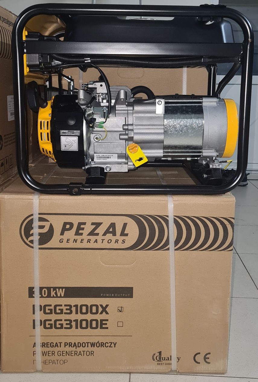 Генератор бензиновий ОРИГІНАЛ  Pezal pgg3100x. 3,3 кВт. і