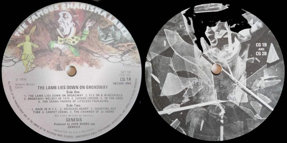 Genesis	- - - - -	The Lamb Lies Down On Broadway	- - - - -	2 X LP