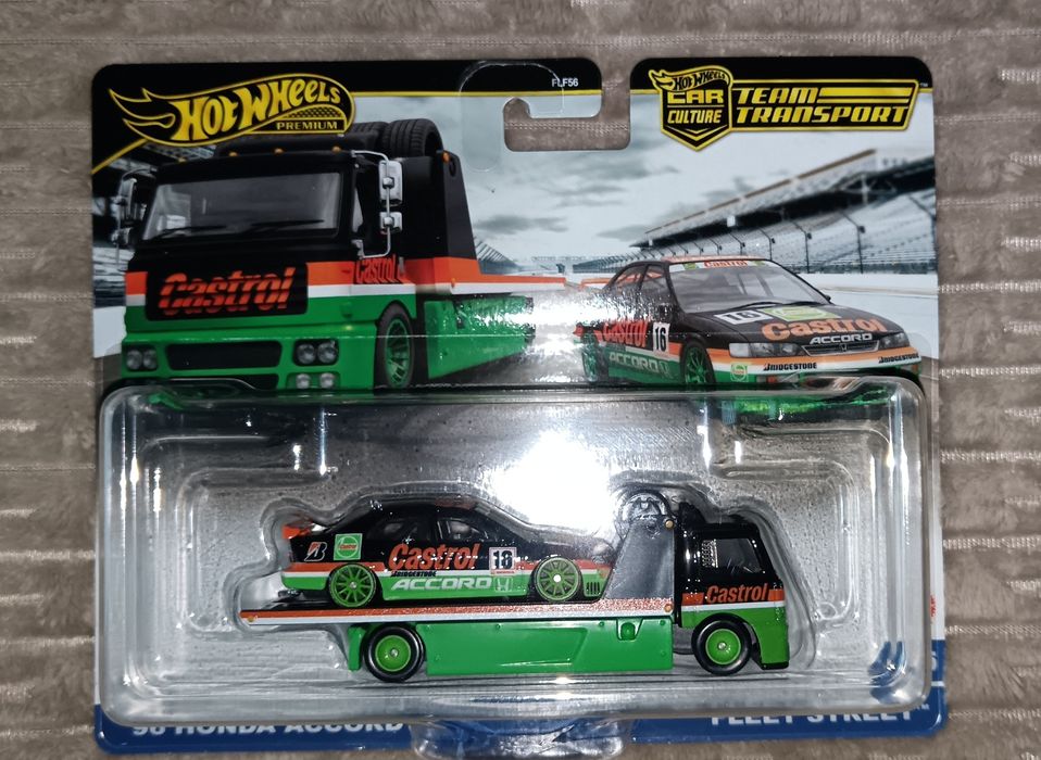Hot Wheels Honda Accord Fleet Street Team Transport Car Culture