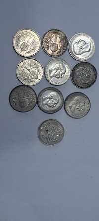 10 srebrnych monet Austrio-Wegry