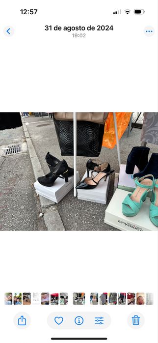 Sapatos e sandalias em bom estado