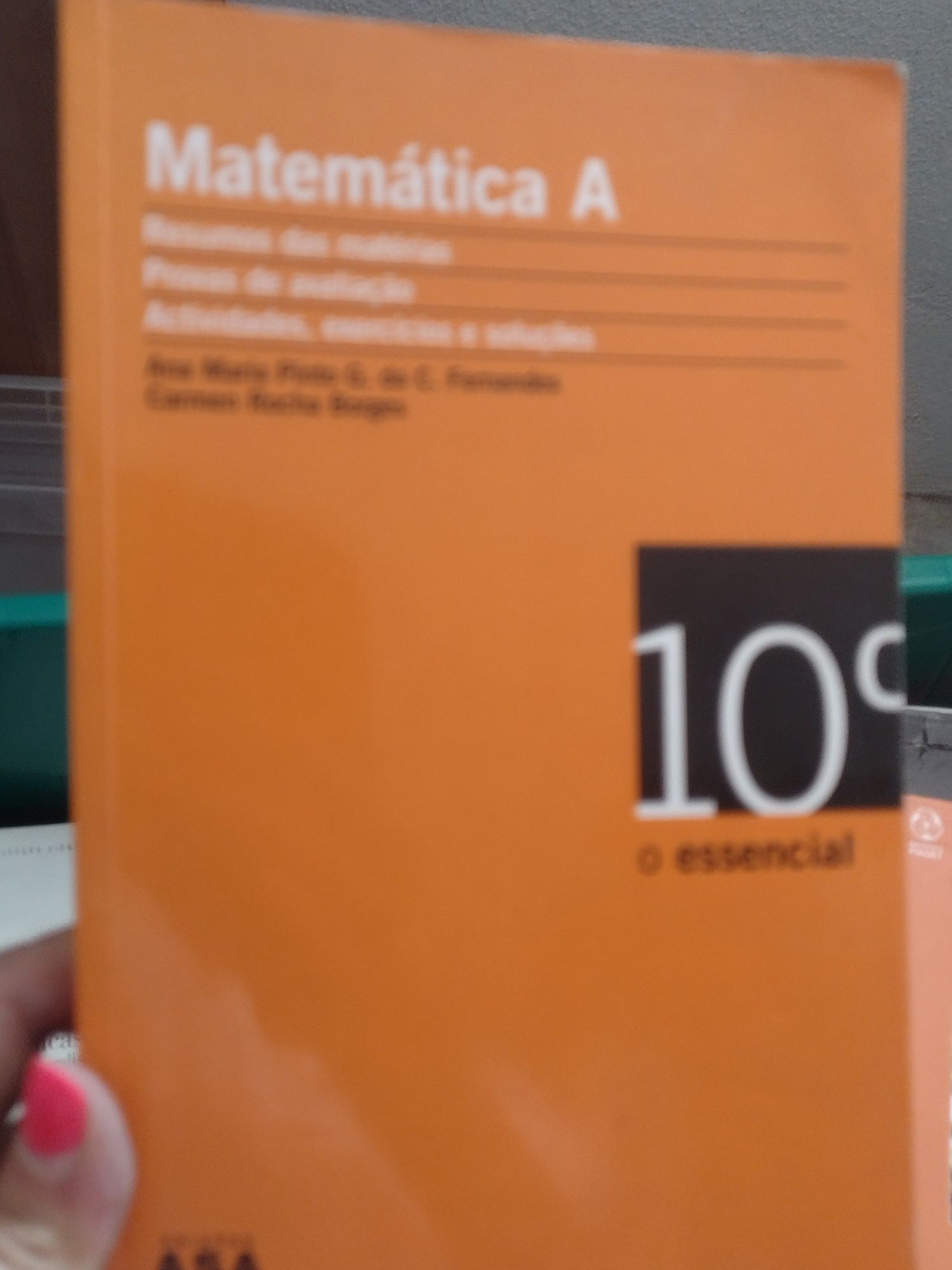 Livro de matemática A - o essencial