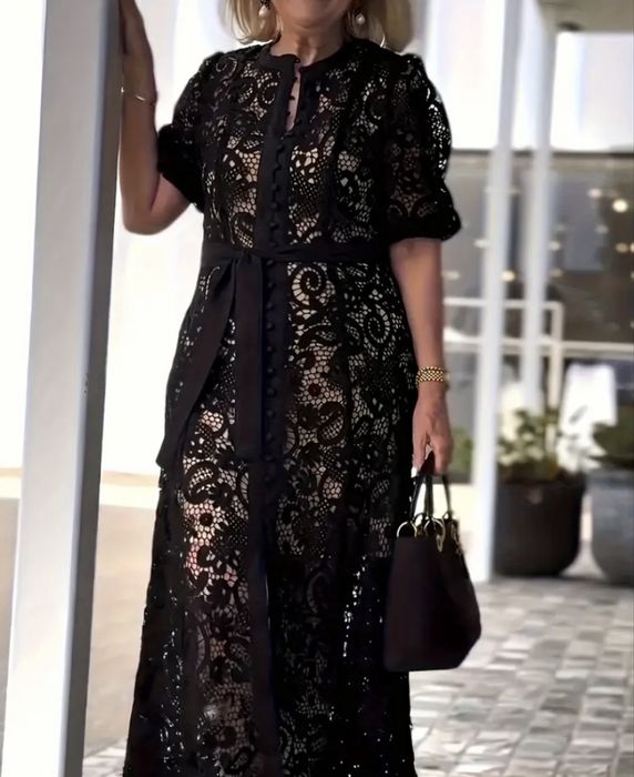 Нарядне плаття-сітка 58-60