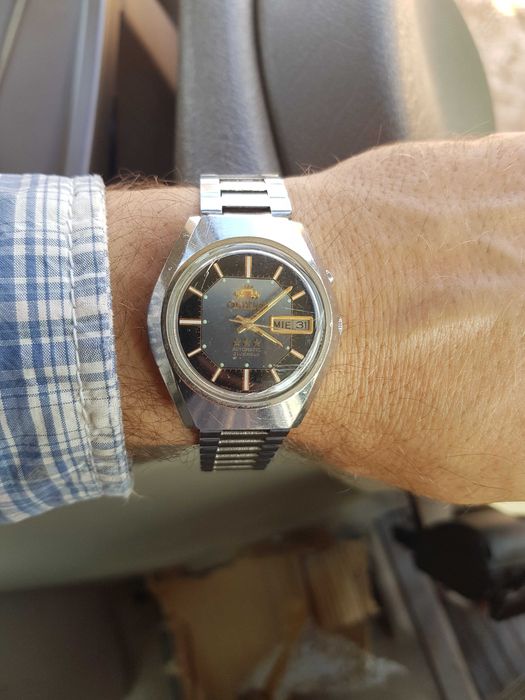 Zegarek ORIENT Automatic 21 Jewels 3 star vintage zabytek antyk data