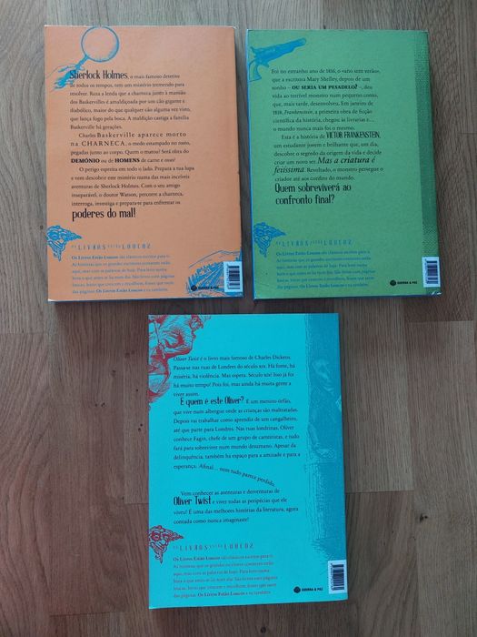 Livros da colecção Os Livros Estão Loucos