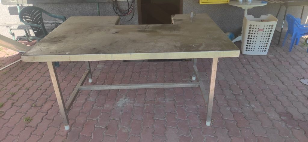 Stół rozbiorowy stal nierdzewna