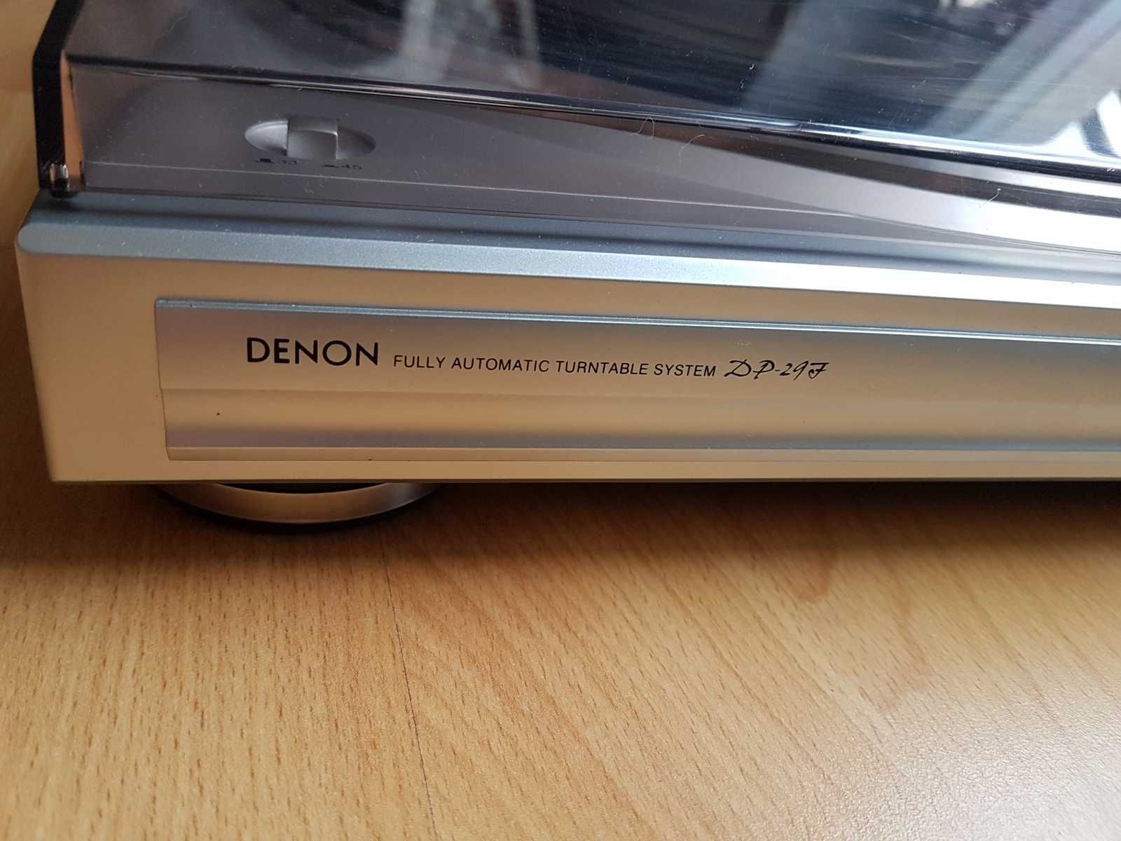 Gramofon Denon DP-29F automat + 160 płyt winylowych