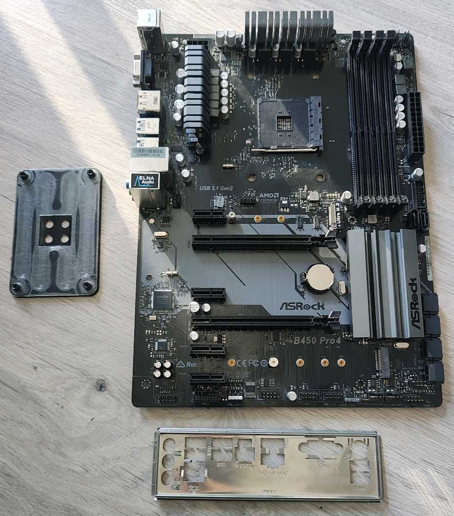 Płyta główna AM4 ASRock B450 Pro4 RYZEN