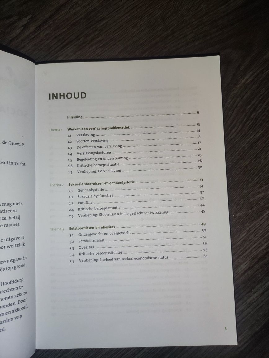 Książka po niderlandzku Sociaal werk (Praca socjalna)