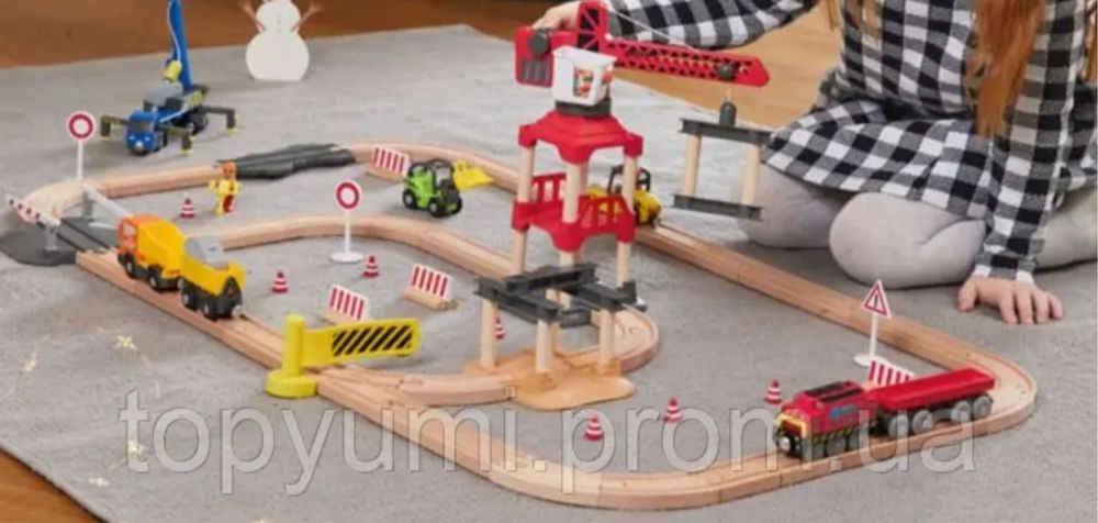 Дитяча деревяна залізниця PlayTive