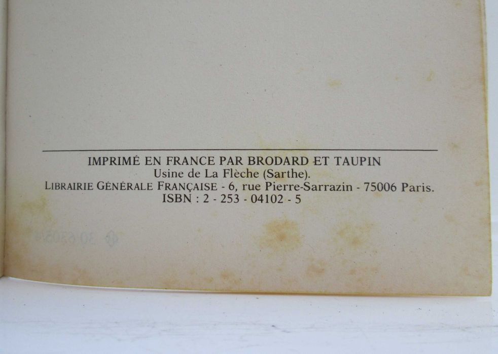 Livro Mon tour de verité, Patrick Sabatier 1987