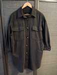 Płaszcz koszulowy oversize m