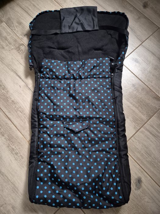 Śpiworek śpiwór na polarze, do spacerówki,na sanki