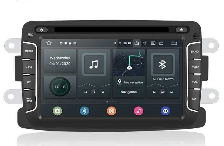 Auto Rádio Android Para Renault Captur Sandero Dacia Logan 2 Xray 2