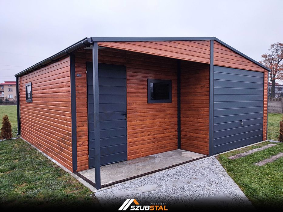 Garaż blaszany 6x5 6x5,80 6x6 9x5 9x6 PRODUCENT seria Premium Line