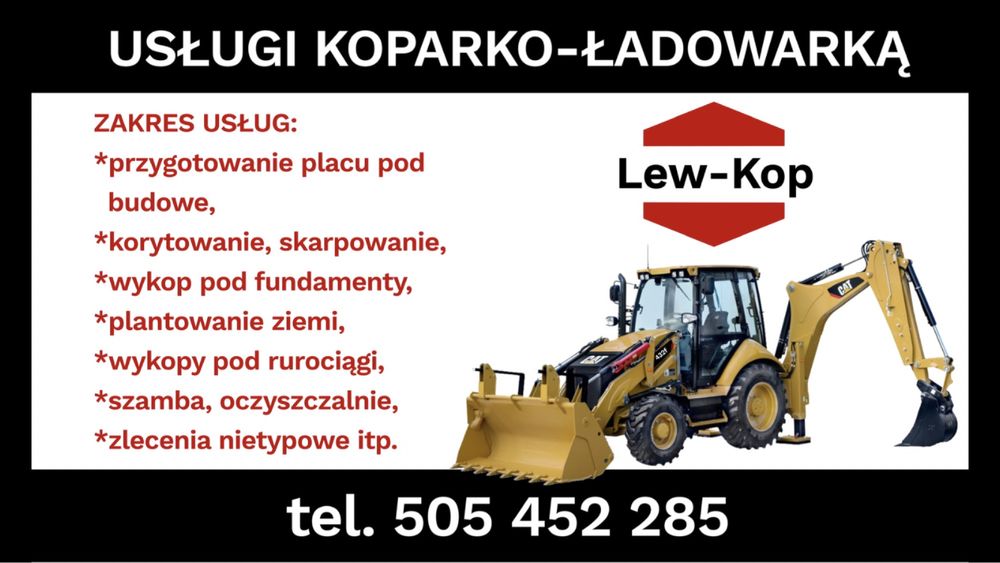 Usługi Koparko -Ładowarką