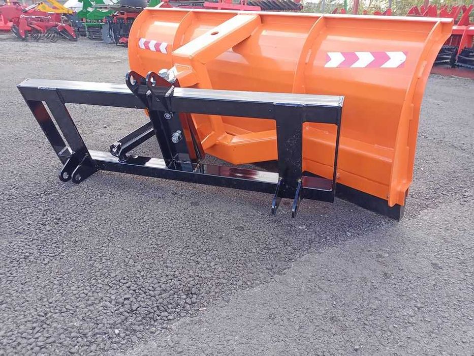 Pług do śniegu prosty skrętny 2x L P do odśnieżania zgarniacz spychacz