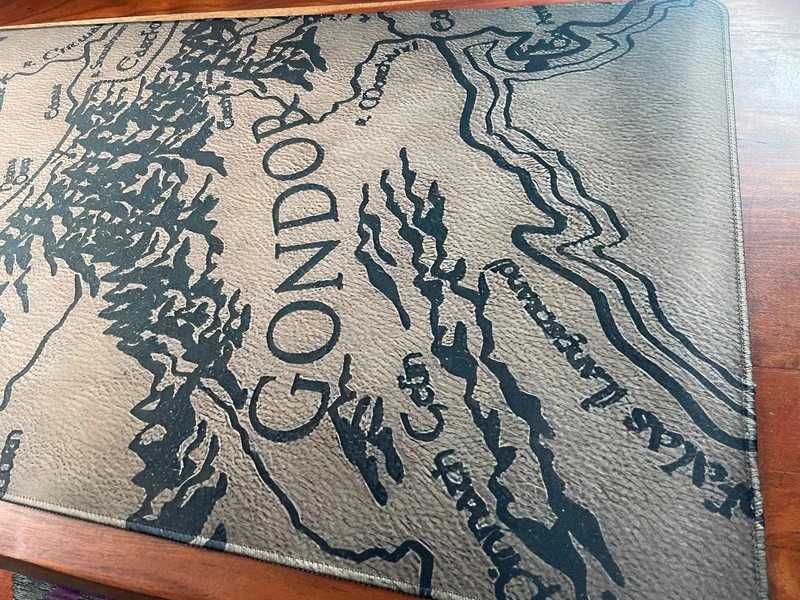 Duża Podkładka Władca Pierścieni 90x40x2 cm, Dla fanów Serii