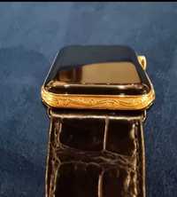 Ексклюзивний годинник Apple Watch Gold 3 42mm вкритий золотом 999