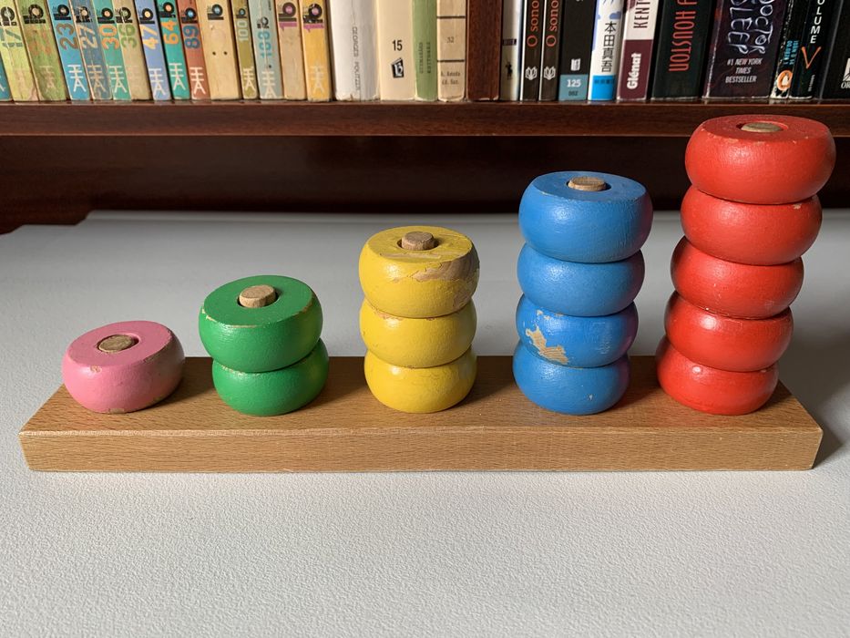 Brinquedo Didático de Madeira