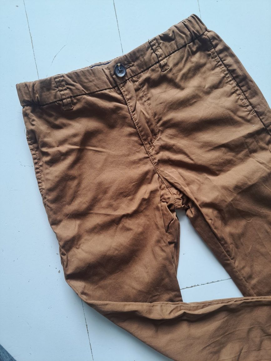 Spodnie chinos hm 116 Camel