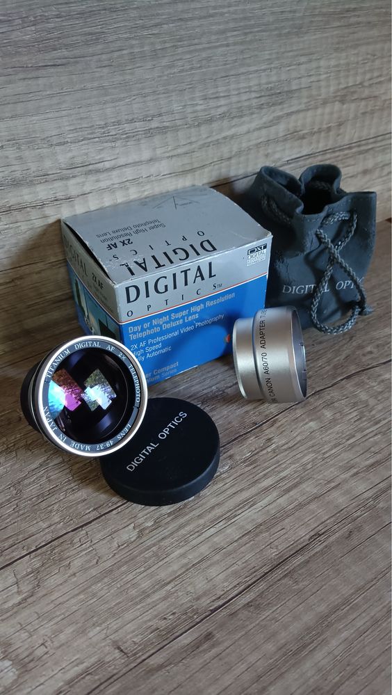 Titanium Digital AF 2X Telephoto Lens 49-37 насадка для фото -відео