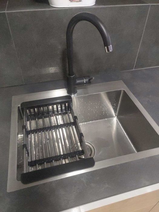 Ociekarka teleskopowa koszyk stalowy do zlewu