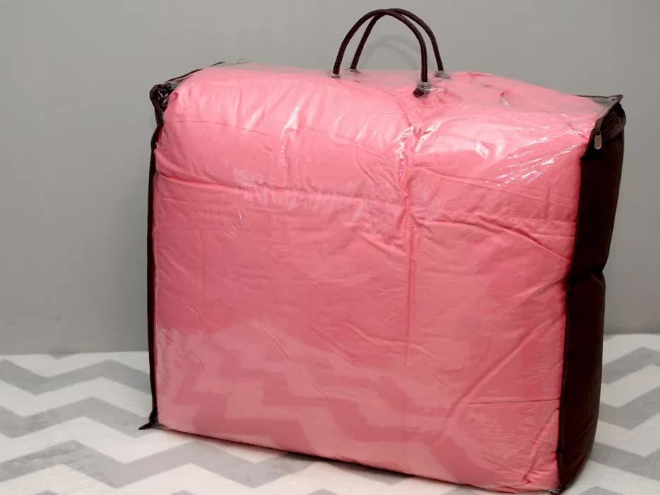 Kołdra puchowa, Kołdra Puch Gęsi, 160x200 wsad 2,5kg i inne, Róż, Ecru