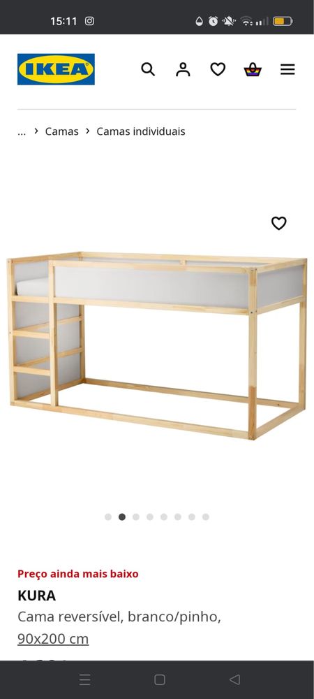 Cama IKEA - como Nova